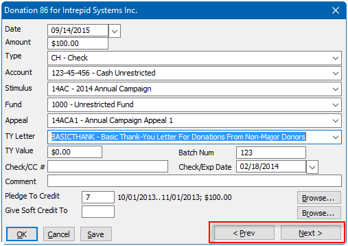 Donation Form